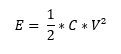 Formule Calcul de l'énergie E (Joules)